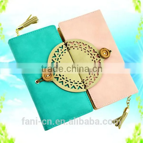2015 new arrival multi card holder fancy PU leather wallet with custom design for women