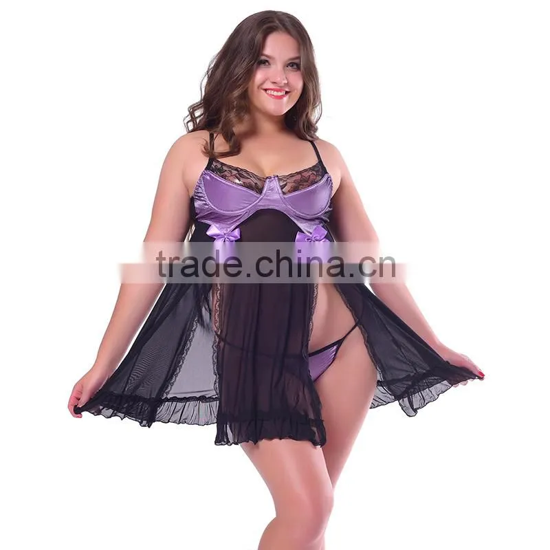 On sale plus size sexy nightwear