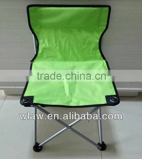 Armless folding fishing chair with handle bag