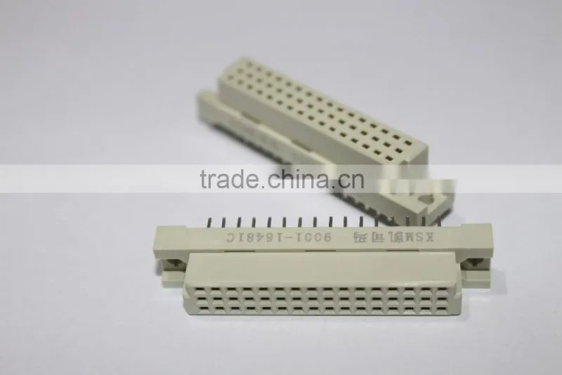 Eurocard connector female v/t 3 row 48 pin