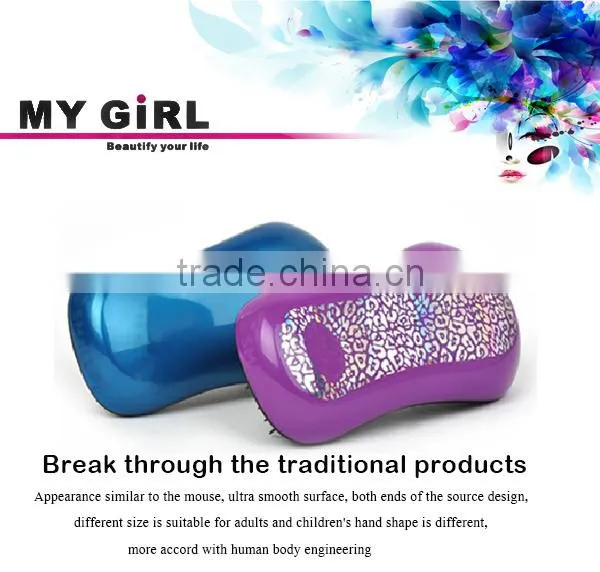 My girl hot new product Hair Tamer Turquoise Detangling Hair Brush Teezer