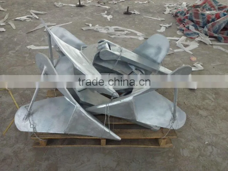 Hot Dip Galvanized / stainless steel 316 Plough Boat anchor