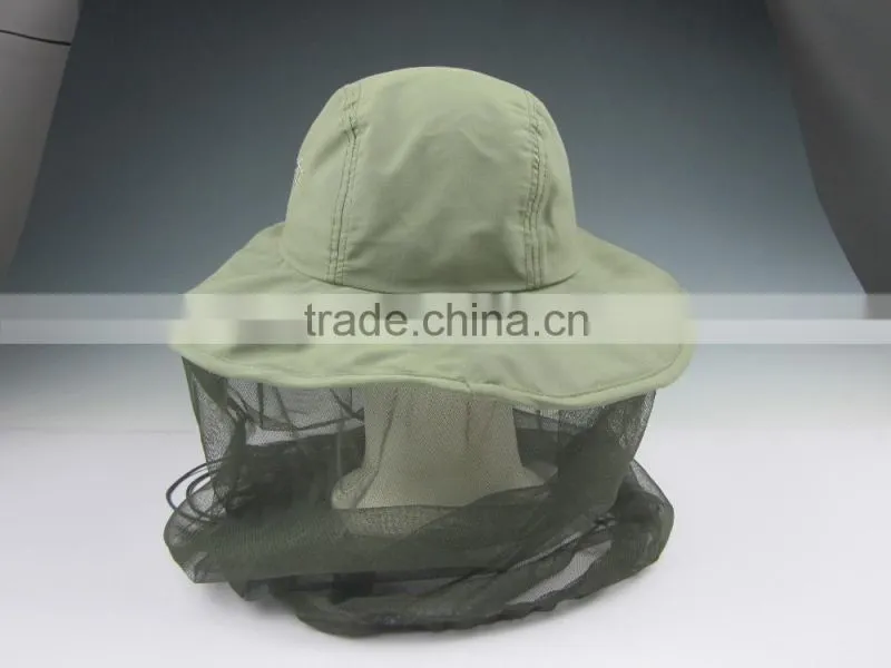 microfiber and mesh anti-mosquito cap