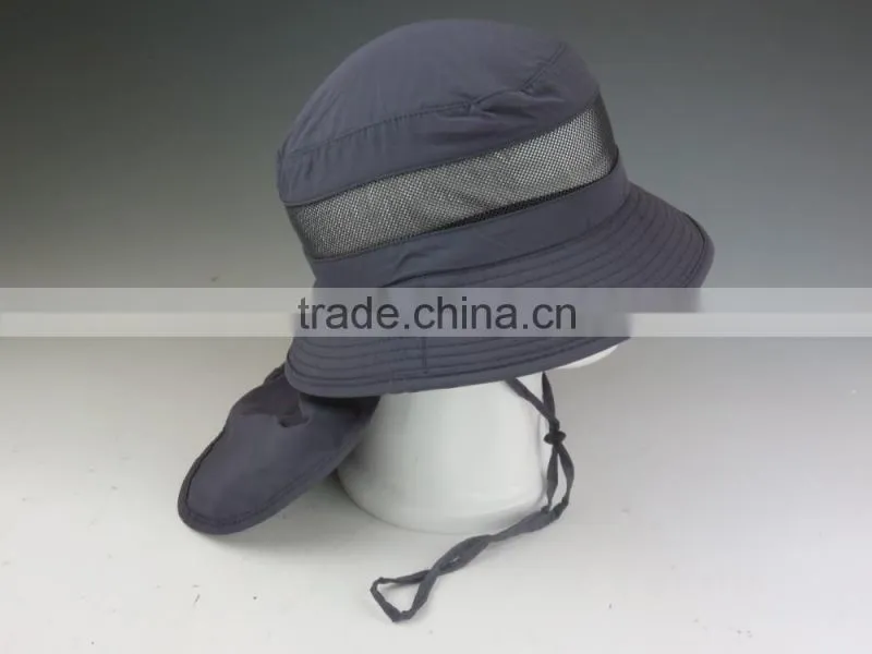 grey sinamay hat fishing hat