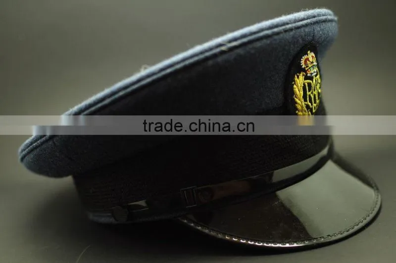 US Navy Admiral Officer Khaki Peaked Cap. custom peak caps