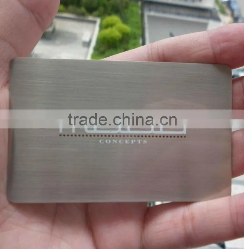 High Standard Mirror Effect Business Metal Card
