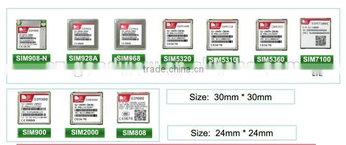 SIMCOM 4G module sim7100E