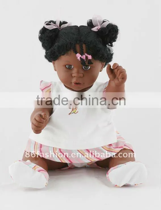 Vinyl baby dolls made of plastic material