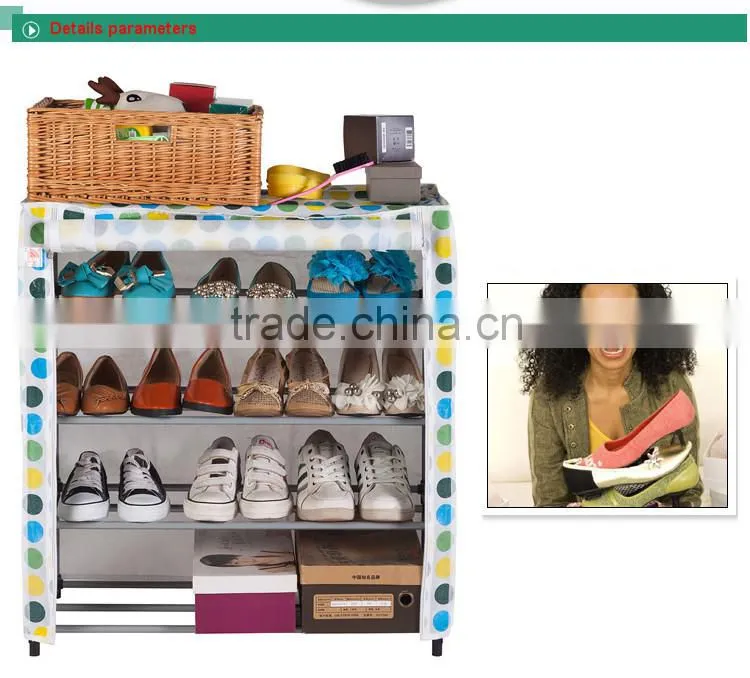 6 Tiers Shoes Storage Organiser Housekeeping Cloth Shoe Rack (36 Pairs)