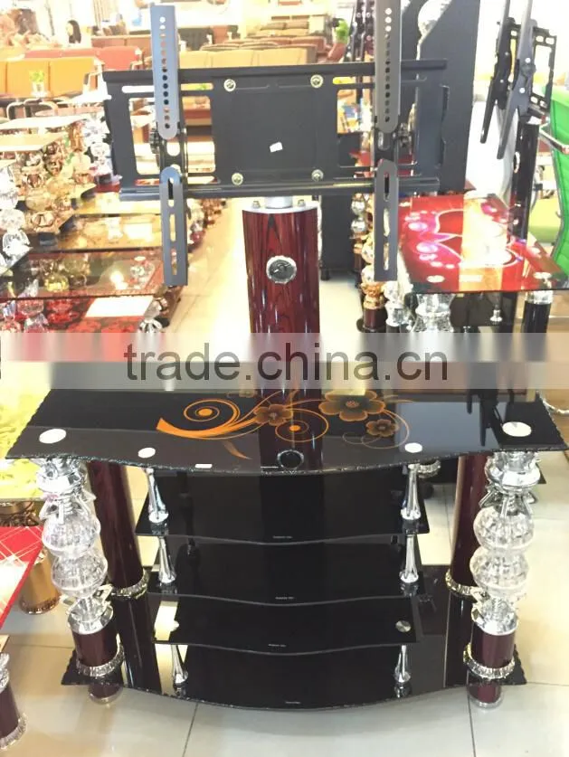 glass furniture living room lcd tv stand