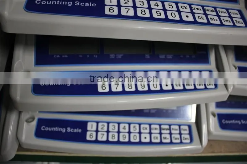 Portable stainless steel electronic counting scale