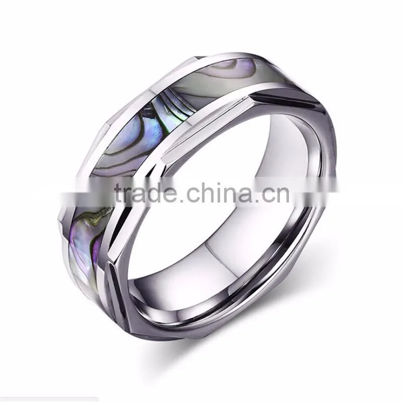 Men engagement tungsten carbide ring