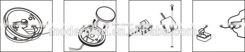 New style blister pack 4 lamp/set cabinet door light switch