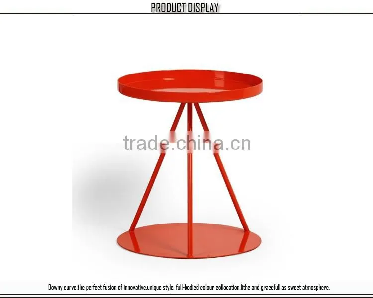 Sofa side table colorful corner table