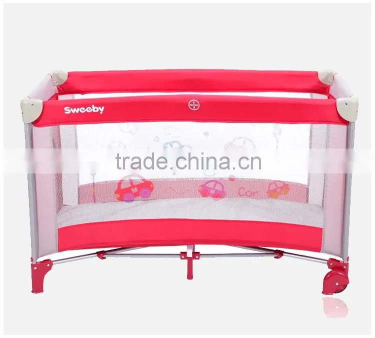 2016 Wholesale Customizable Baby Playpen Foldable Baby Play Yard