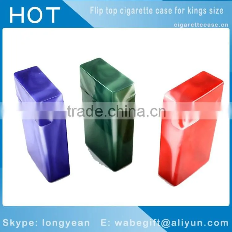 Flip top Cigarette Case box holder use for 20s standard kind size cigarette pack