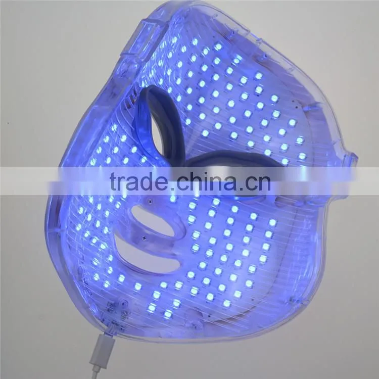 7 color PDT led blue light therapy acne light therapy face mask