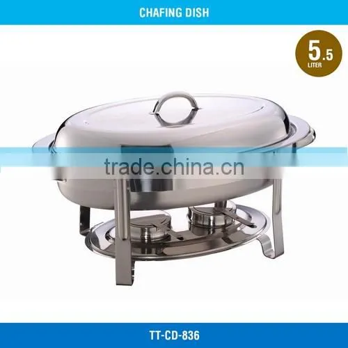 Dome Chafing Dish - 5.5 L, 201 S/S, 560*305*280 MM, TT-CD-836