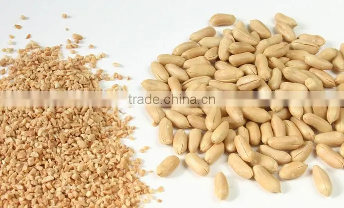 hot sale peanut kernel halves machine/peanut kernel cutting machine