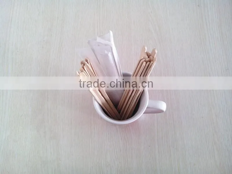 leading china supplier oem logo flavored wooden coffee stirrer