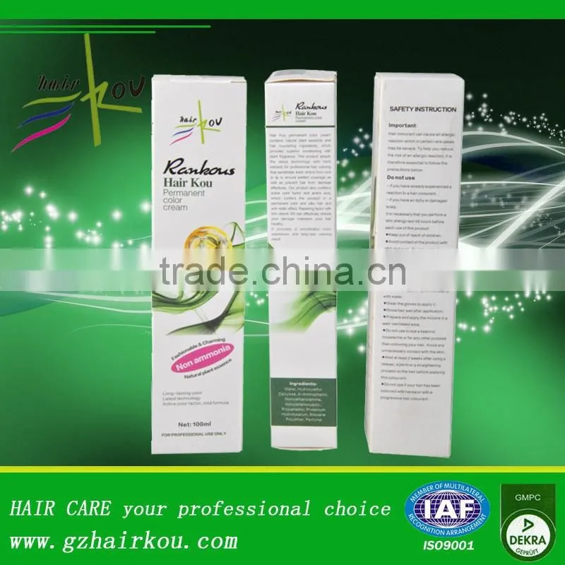 Best sale organic hair color cream exporters