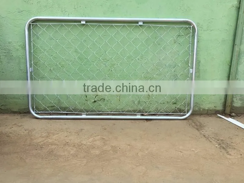 Diamond 65x65mm Hot dip galvanized wire woven Diamond Mesh Chainlink Fence