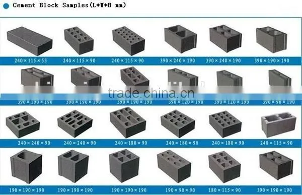 Unique QT4-15 Small Automatic Concrete Block Machine Production Line
