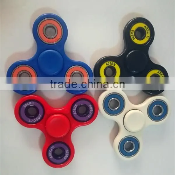 Long Spin time EDC 608 hybrid ceramic bearing Hand Spinner Fidget with full black bearing with ABEC11 seal