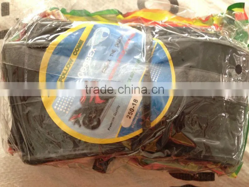 natural rubber motorcycle inner tube 250-17