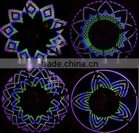 Cycling Bicycle Tire Wheel Valve 16 Led Flash Light With many kinds of changle