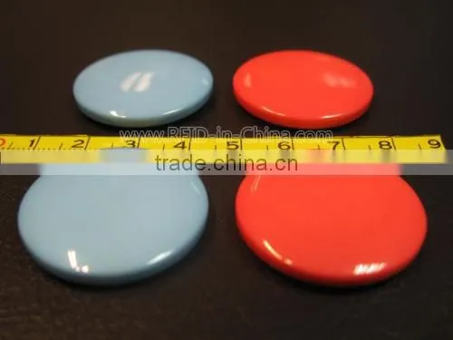 Mini Size Waterproof HF 13.56 MHz rfid crystallized tags on Metals