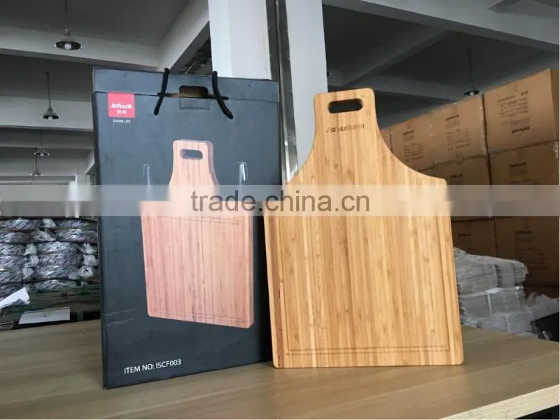 Bamboo Cutting Board chopping board with 2pcs Knife set