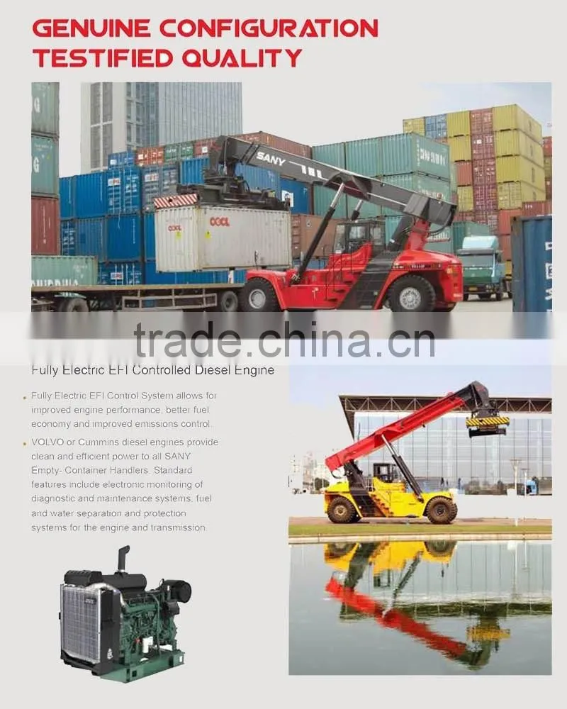 SANY SRSC45H3 45 Tons 15m Lifting Height 45 ton Reach Stacker for Containers with Best Quality