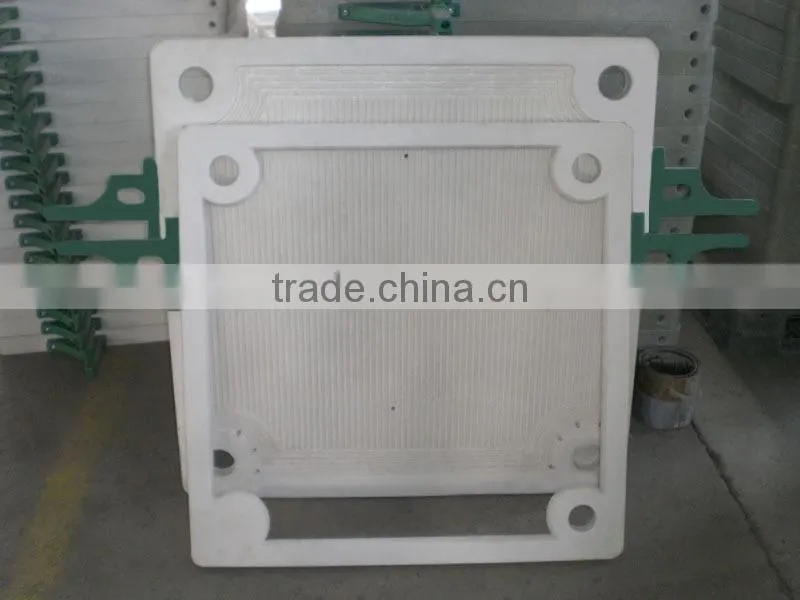 High pressure recessed PP membrane filter plate