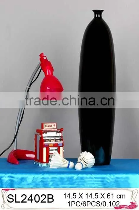 2015 hot sale home decoration fiberglass flower tall vase