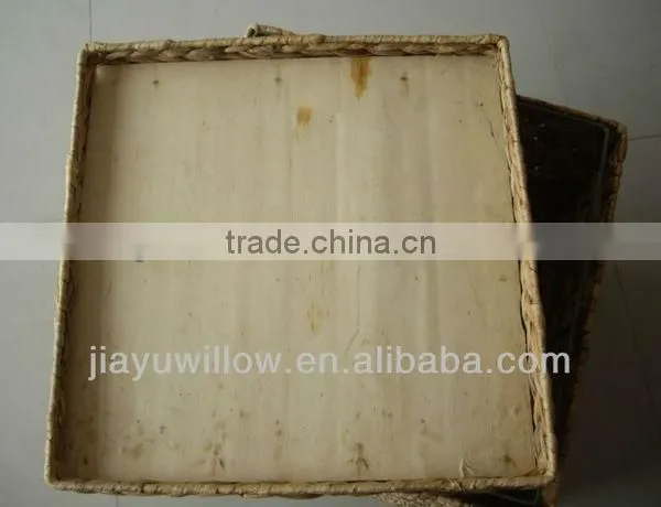 Natural water hyacinth storage trunk