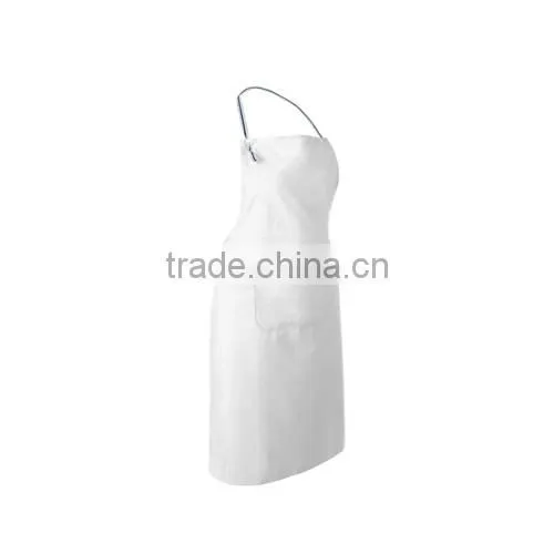 Cotton fashion look kitchen apron with front pocket as promotion