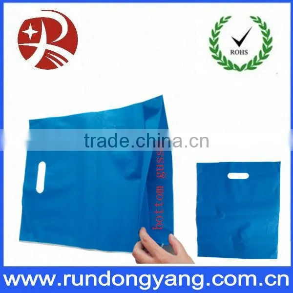 Simplified design colourful plastic shopping bags