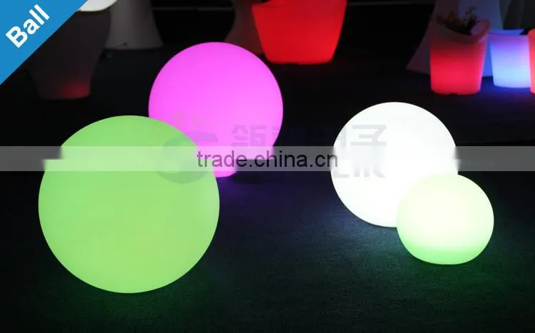 GLACS Control RGB Color Dia 80cm Large Battery Garden Glow Plastic LED Outdoor Ball Light