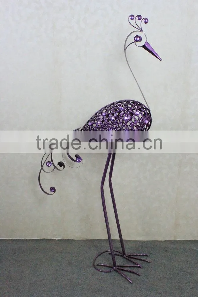 Metal peacock garden decoration