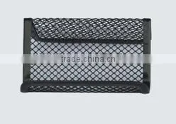 Multifunctional 6 Pieces Metal Mesh Office Set/file tray/office tray with wood bottom