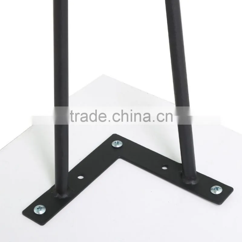Furniture new design 18 inch metal coffee table hairpin leg