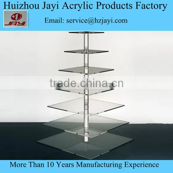 Acrylic cake display shelf