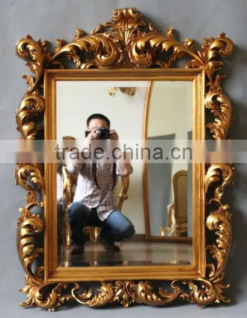 Polyresin framed shape Decorative wall mirror FA-005P-01