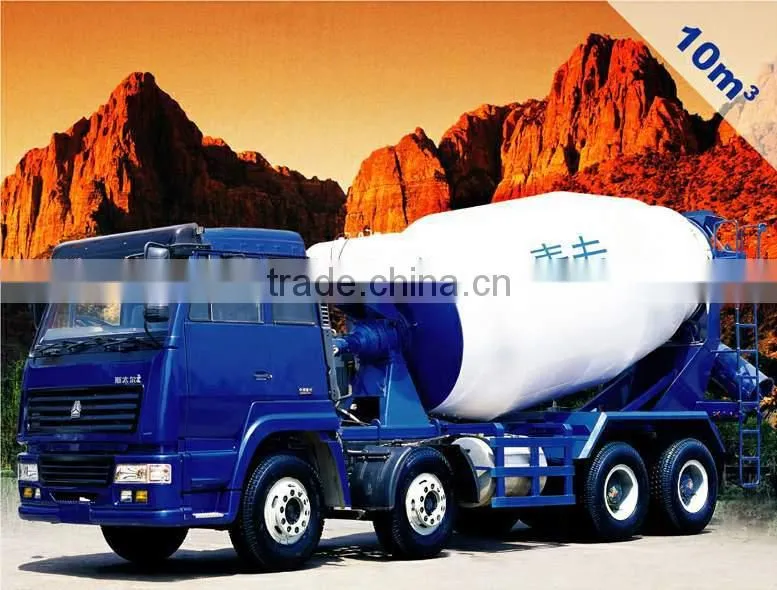 SINOTRUK HOWO 8x4 new condition concrete mixer trucks for sale