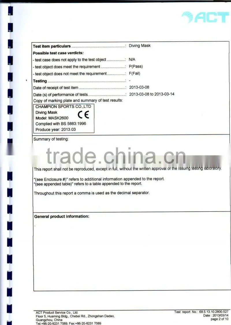 2016 latest scuba diving equipment, diving set, tempered glass diving mask with optical degree (OPT-2603)