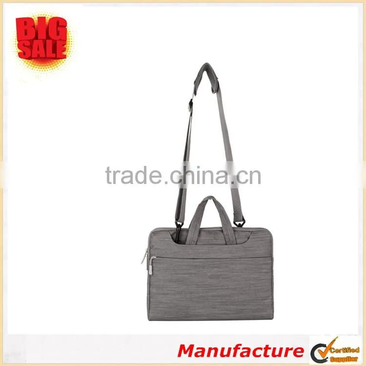 Fabric Durable Multicompartment laptop sleeve with Shoulder Strap for 13 Inch MacBook Pro, MacBook Air, Notebook Computer