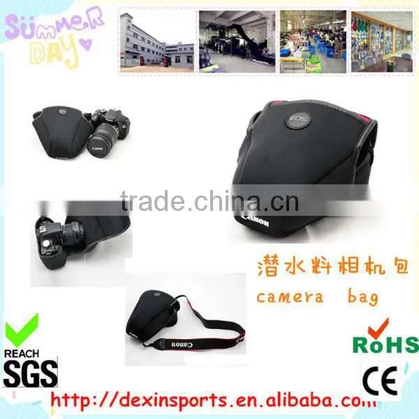 2014 fashion soft neoprene camera bag