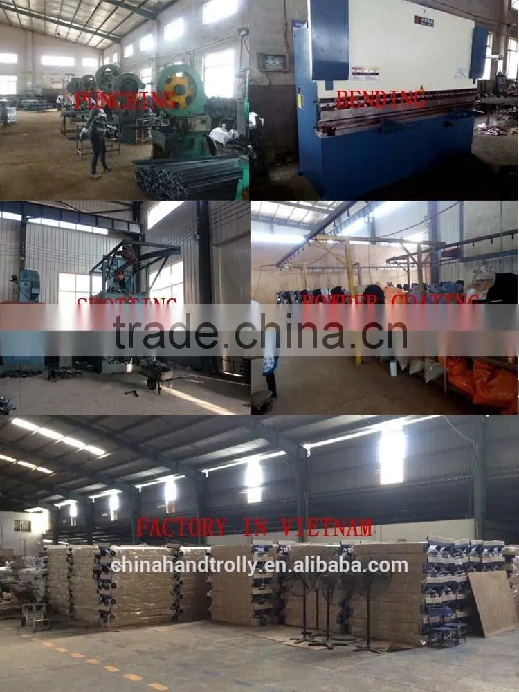 2 wheel transportation utility hand cart factory trolley for sale