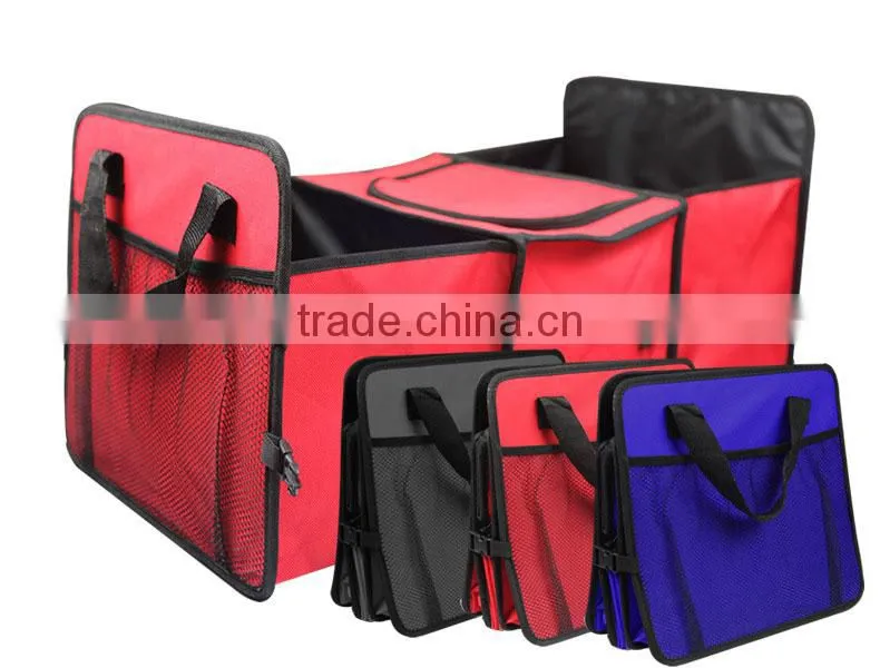 Waterproof 600D Polyester Folding Trunk Organizer With Handles